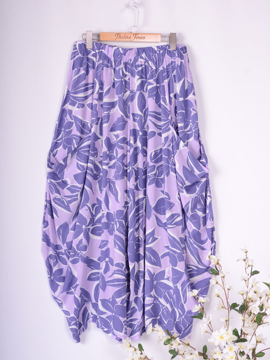 AKH Germany Lagenlook Wide Leg Barrel Trousers - B245