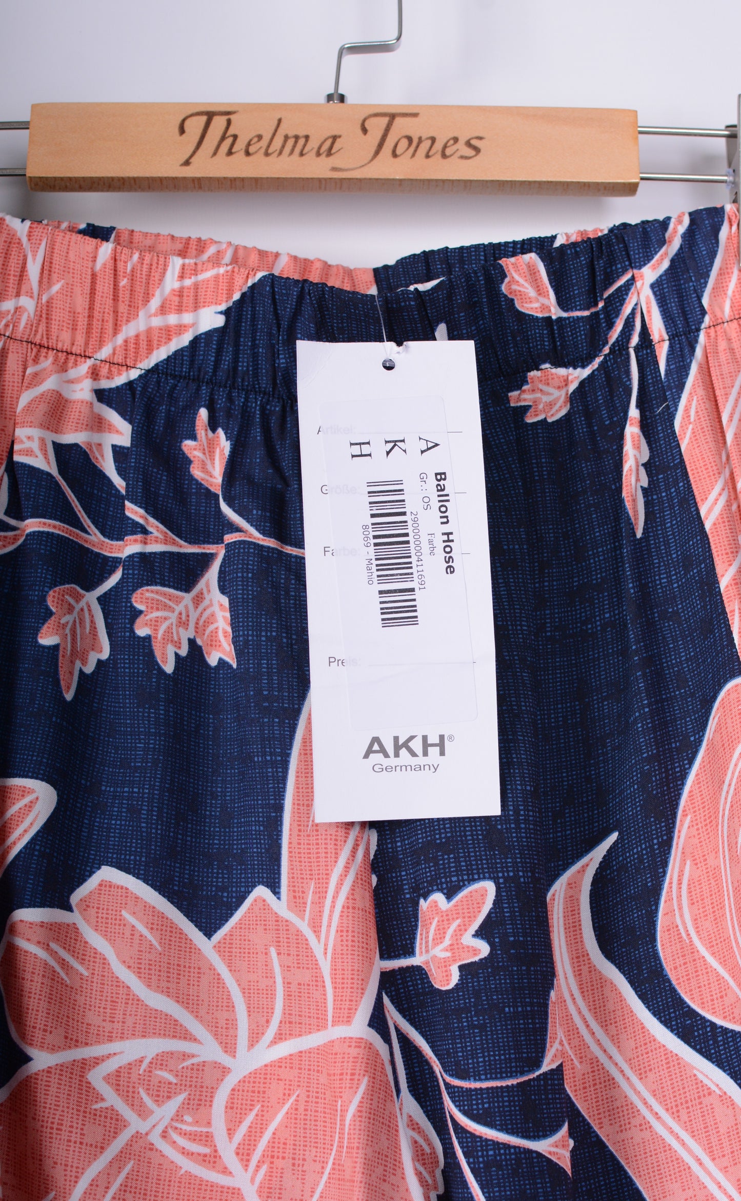 AKH Germany Lagenlook Wide Leg Barrel Trousers - B241