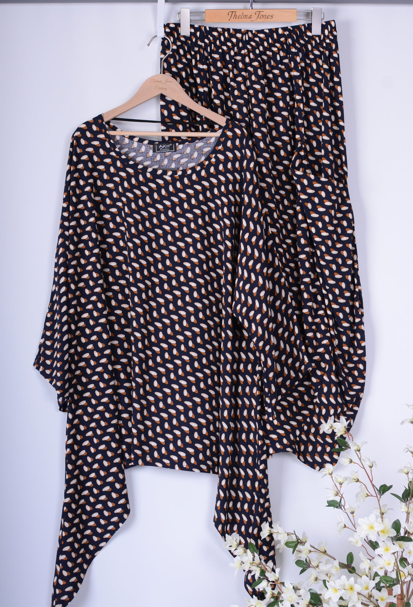 Akh Germany Asymmetric Tunic Top Lagenlook - B251