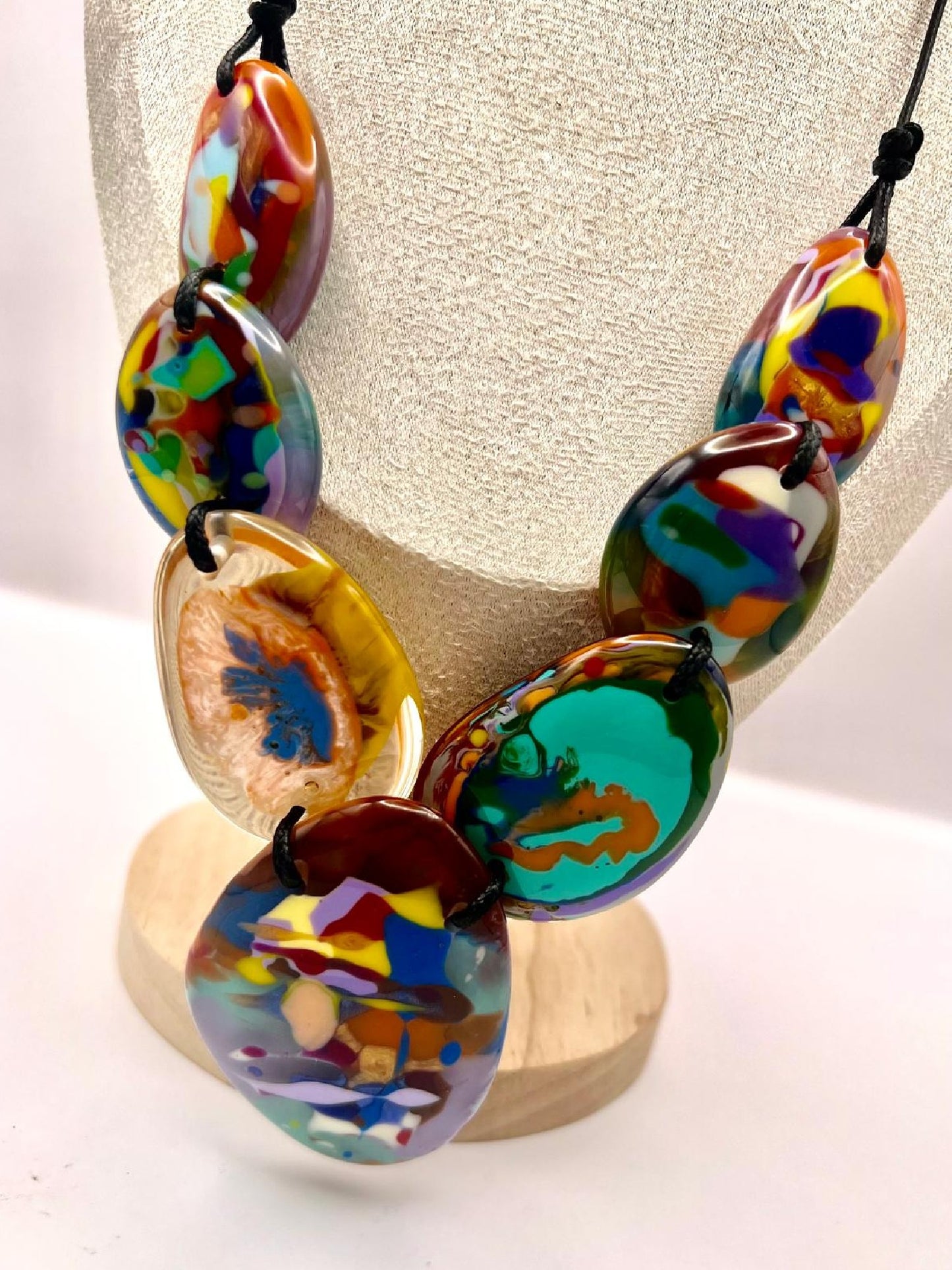 Sobral - "Nuage Singular" Resin Necklace - SB11