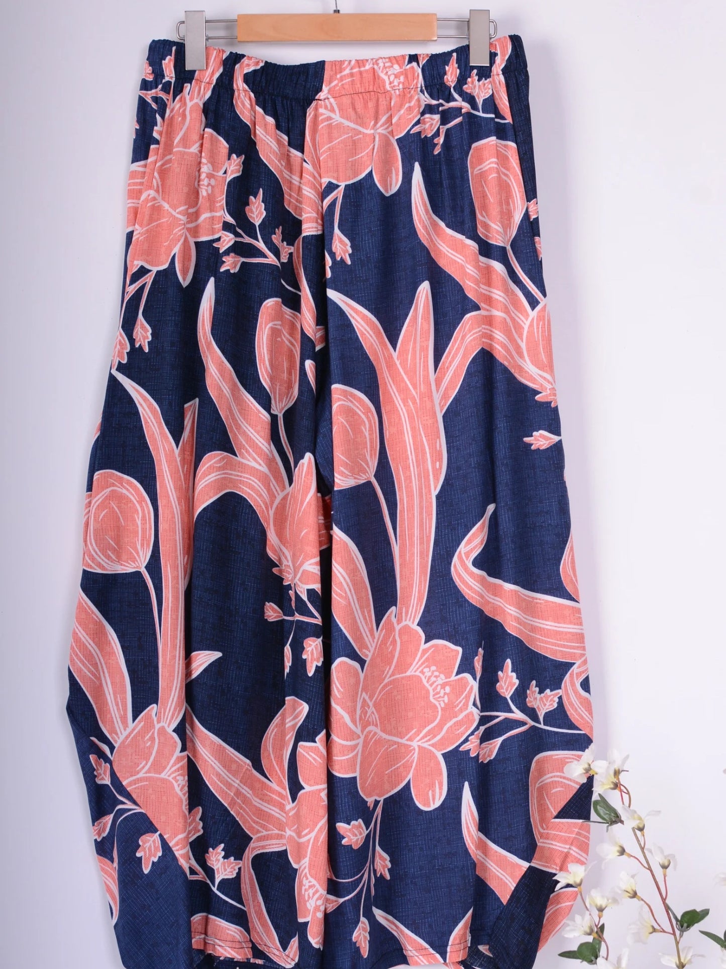 AKH Germany Lagenlook Wide Leg Barrel Trousers  - B241