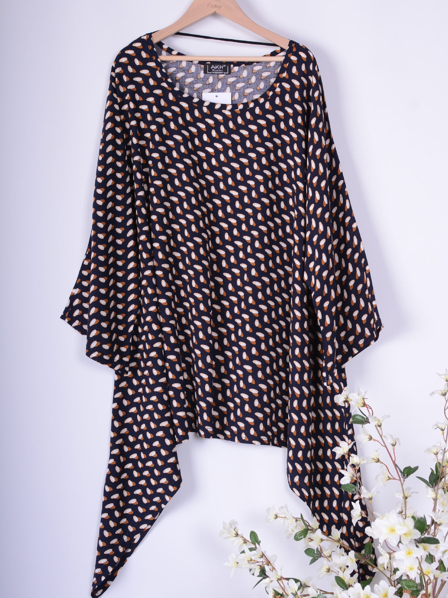 Akh Germany Asymmetric Tunic Top Lagenlook - B251