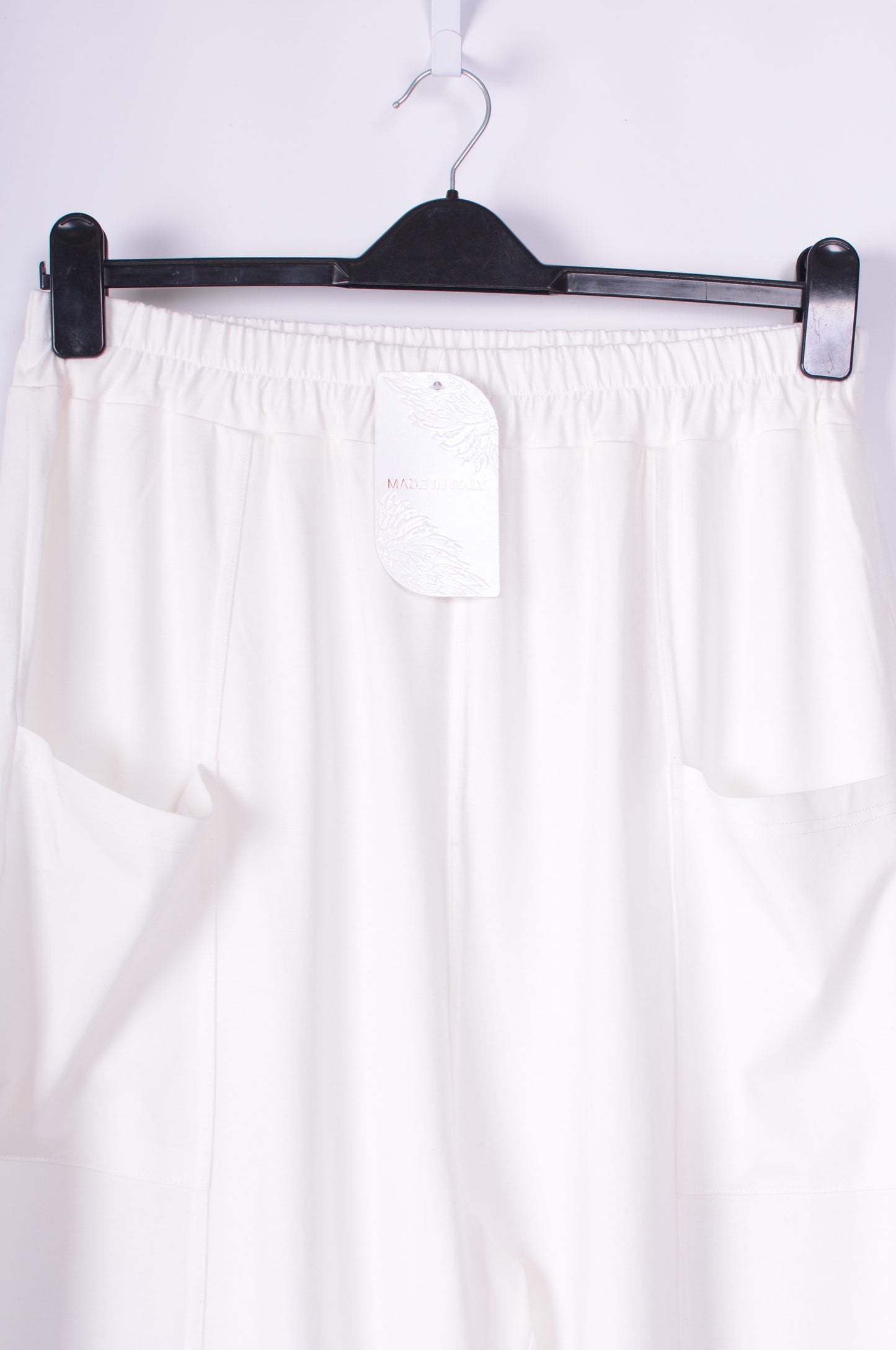 Women's Lagenlook Harem Balloon Pants Cream Wide Leg Pants Size 16/18 - B133