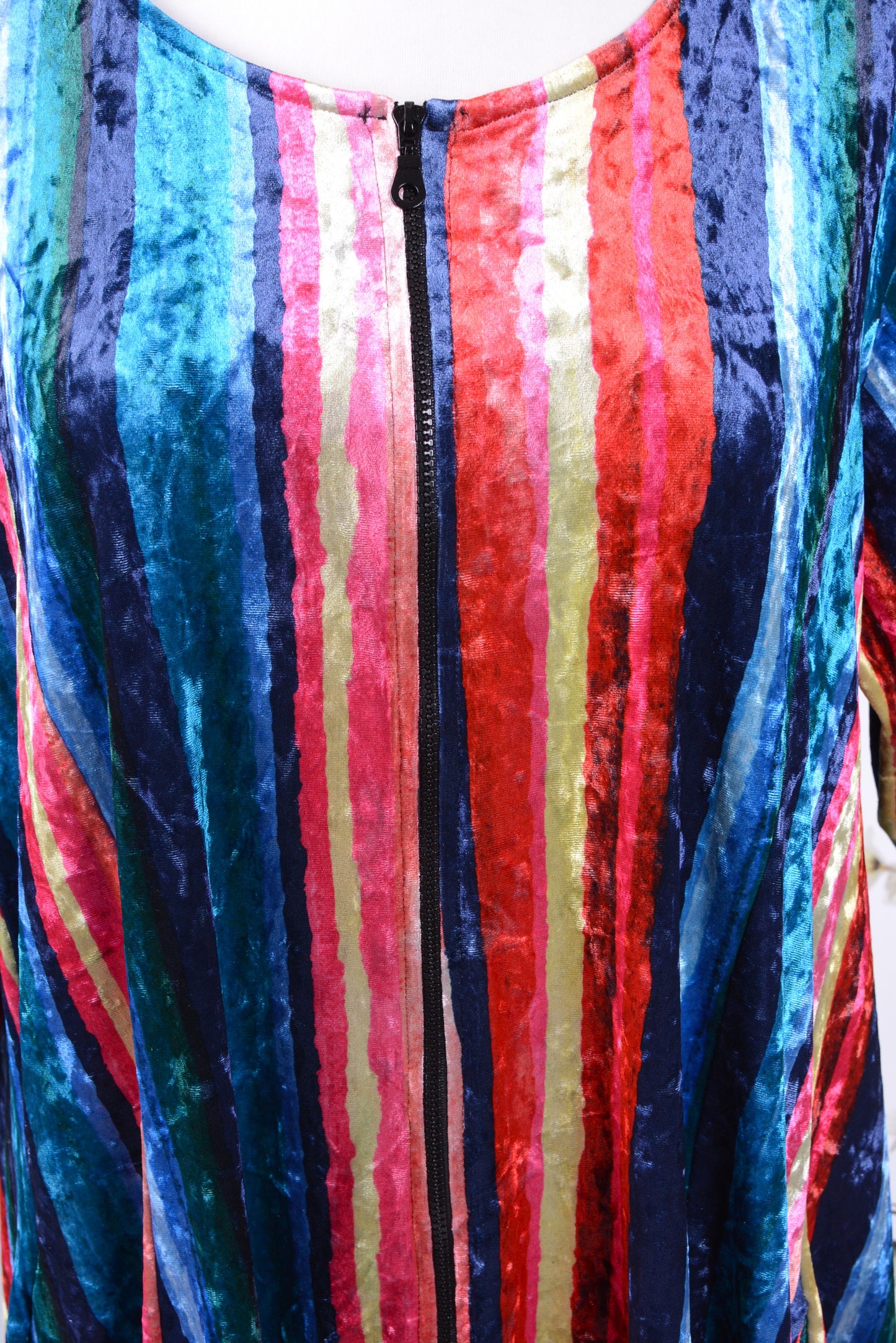 AKH GERMANY Lagenlook Oversized Colourful Velvet  Jacket/Dress - B53