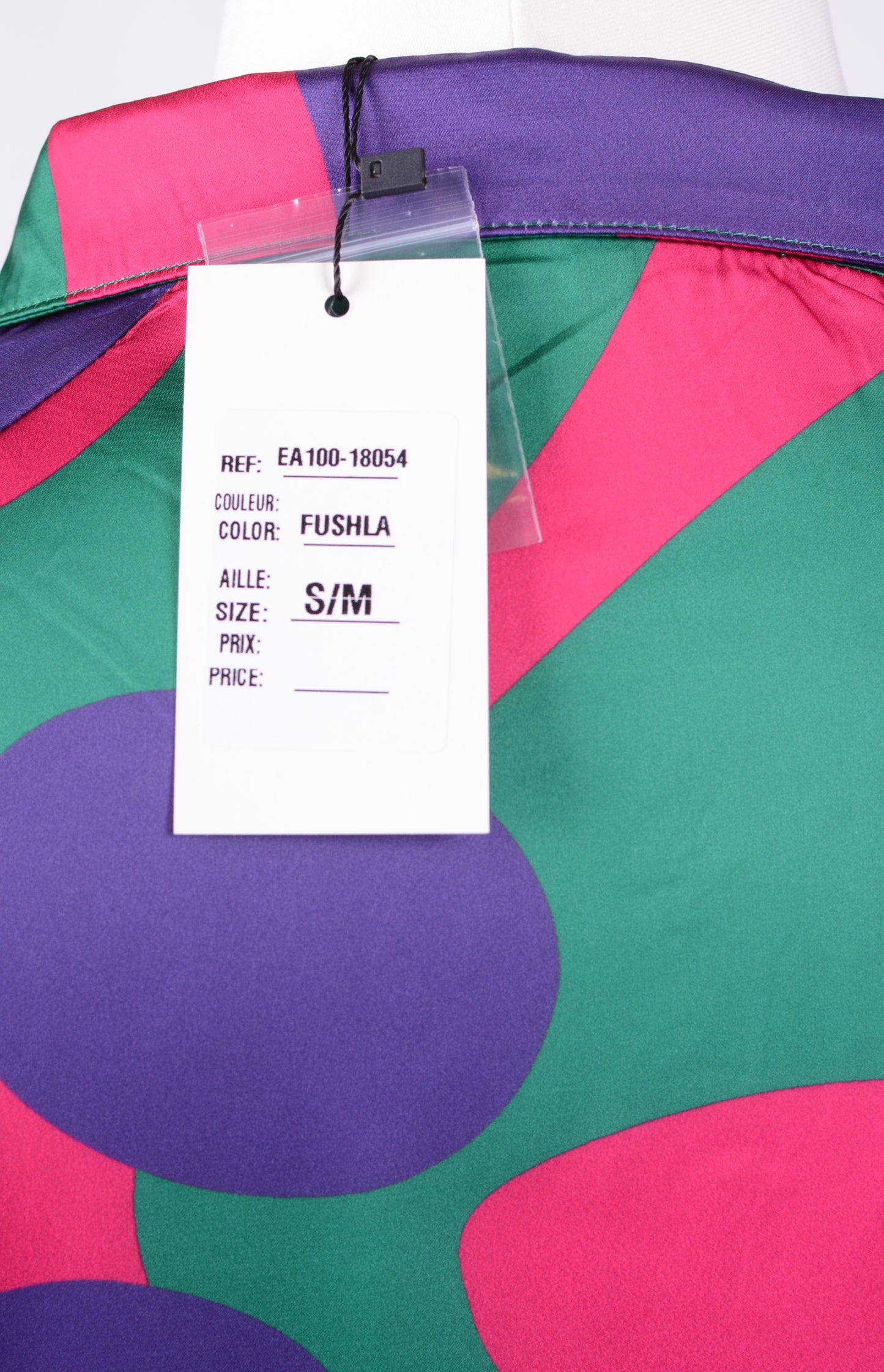 Bella Blue Lagenlook Colourful Shirt Dress S/M - B207