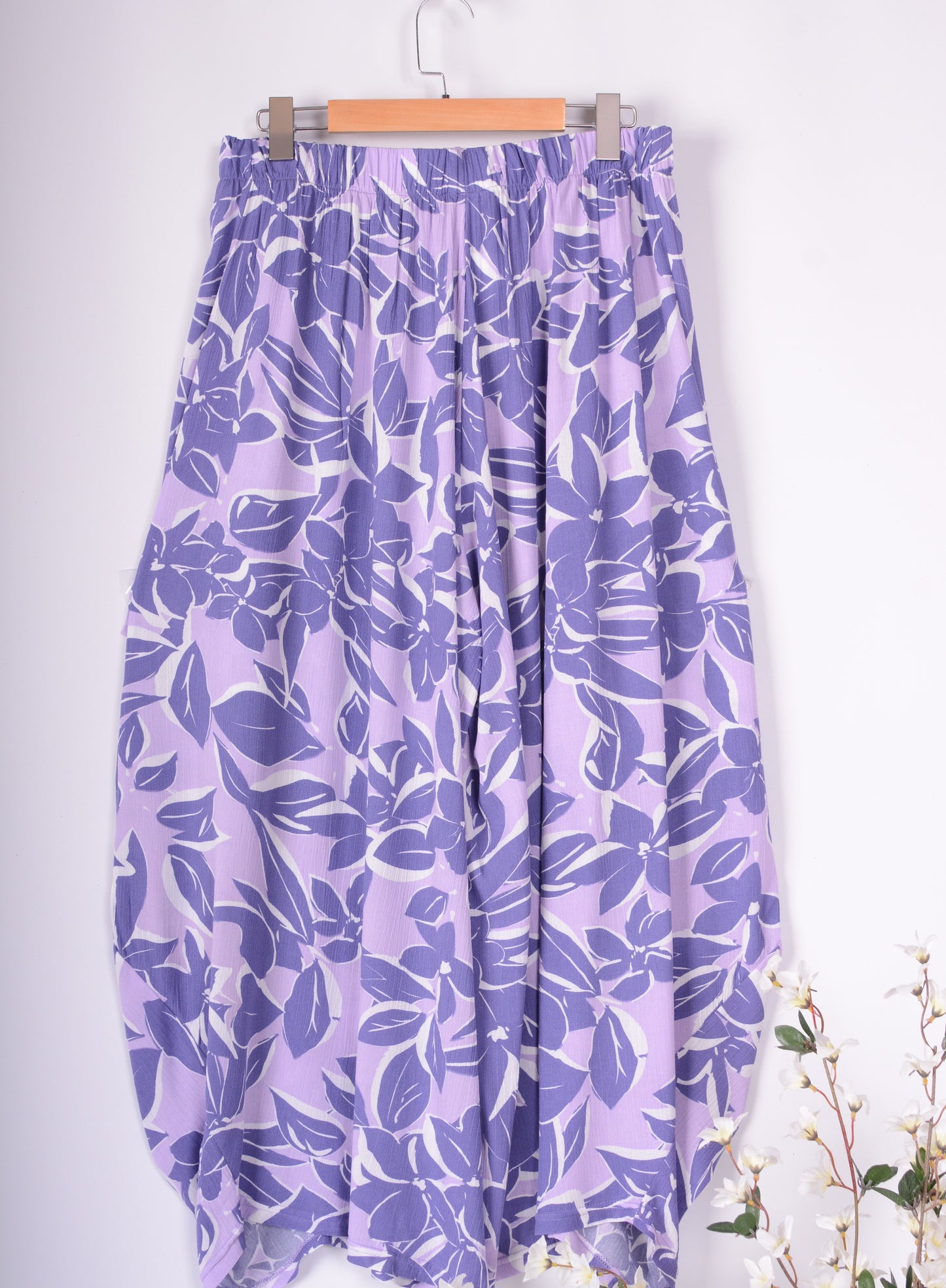 AKH Germany Lagenlook Wide Leg Barrel Trousers - B245