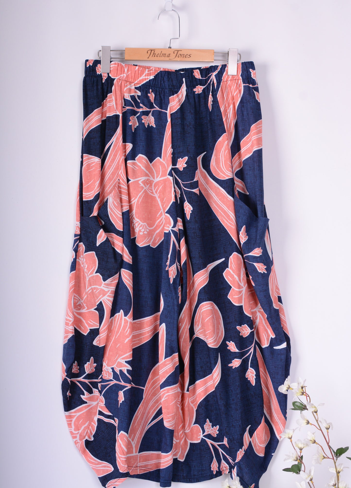 AKH Germany Lagenlook Wide Leg Barrel Trousers  - B241