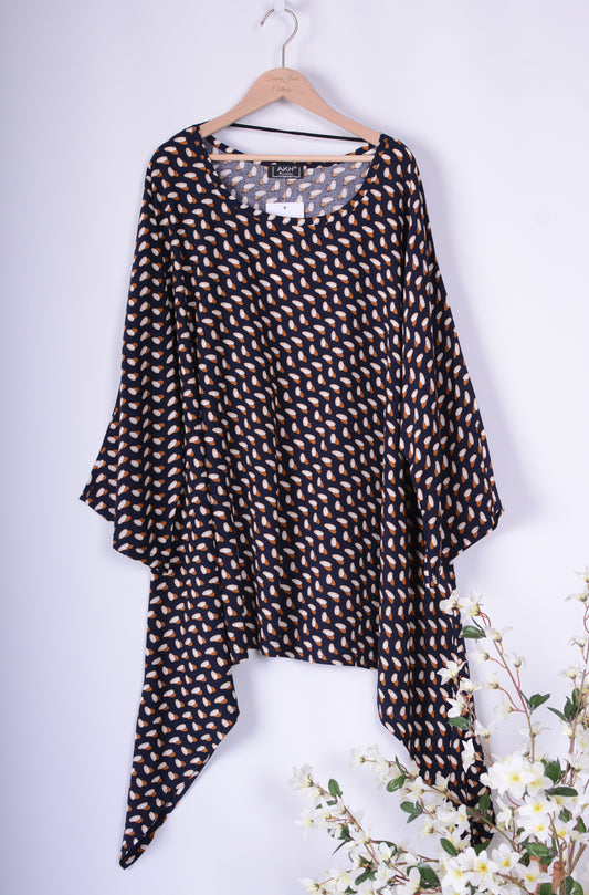 Akh Germany Asymmetric Tunic Top Lagenlook - B251