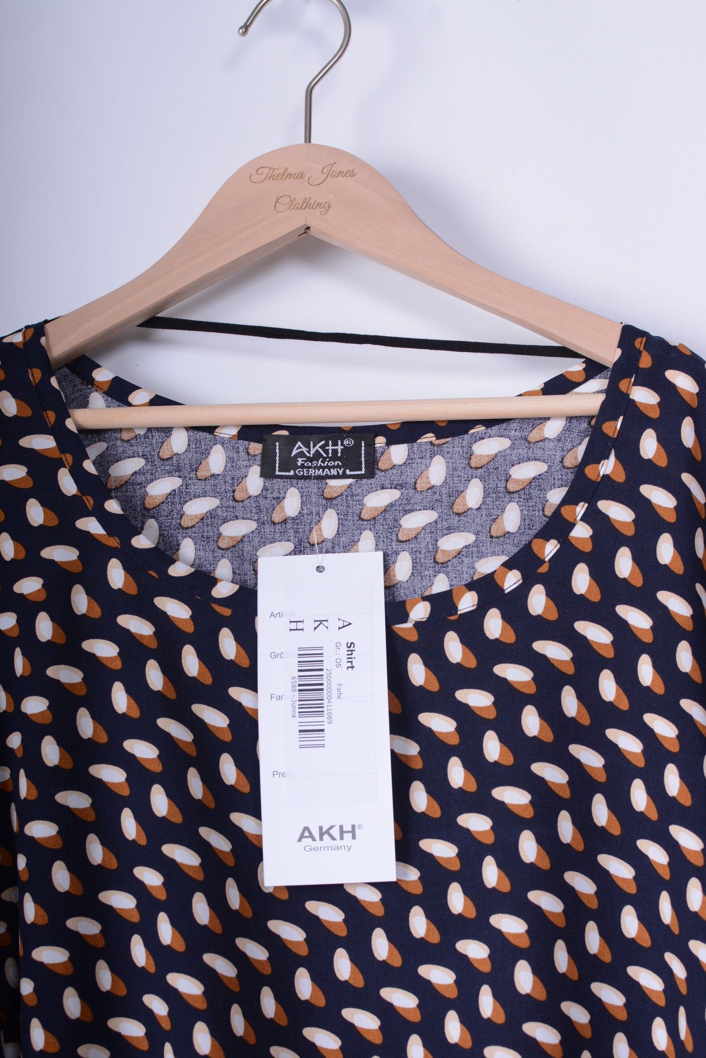 Akh Germany Asymmetric Tunic Top Lagenlook - B251