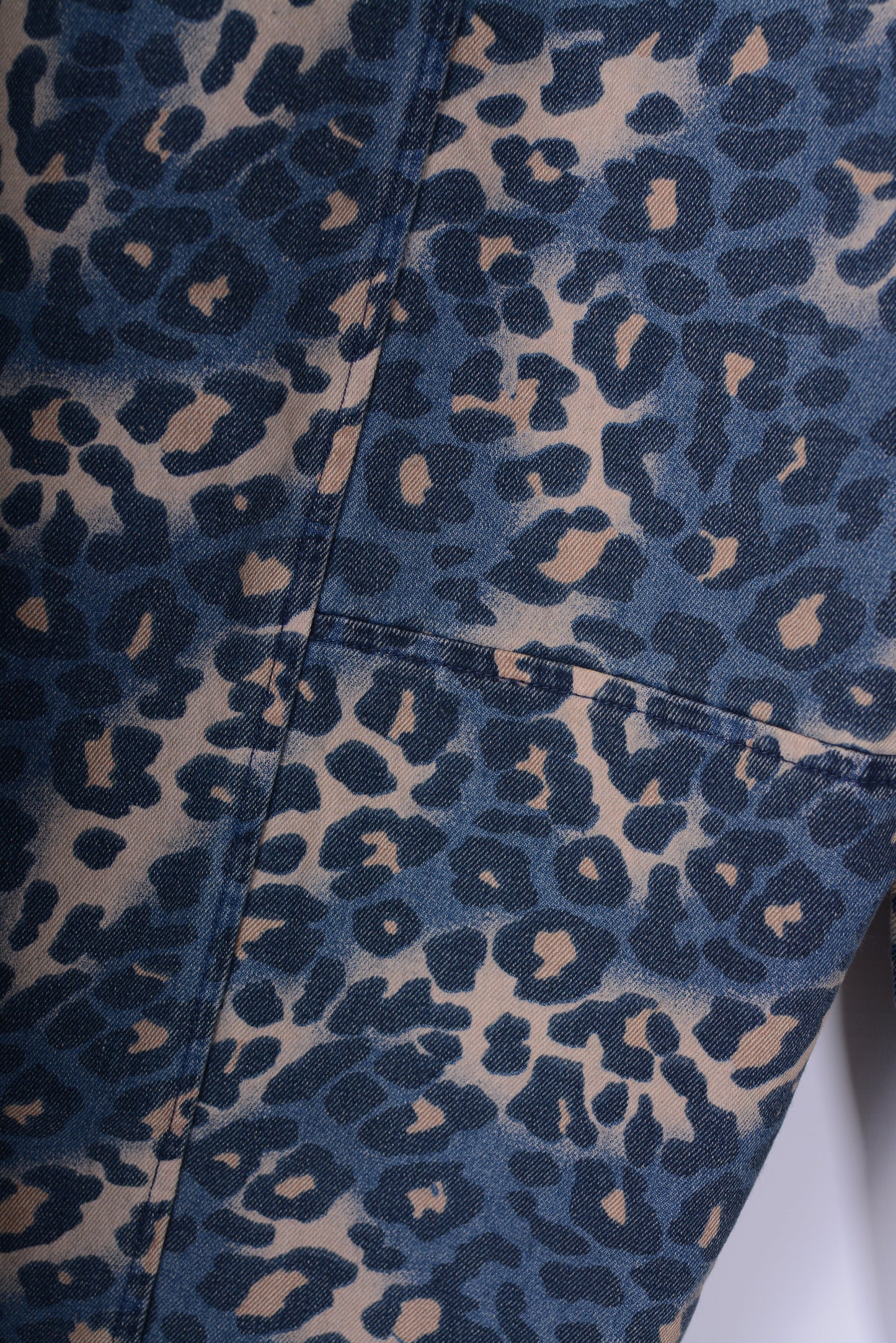 Bella Blue Barrel Denim Blue Jeans Lagenlook L/XL - B247