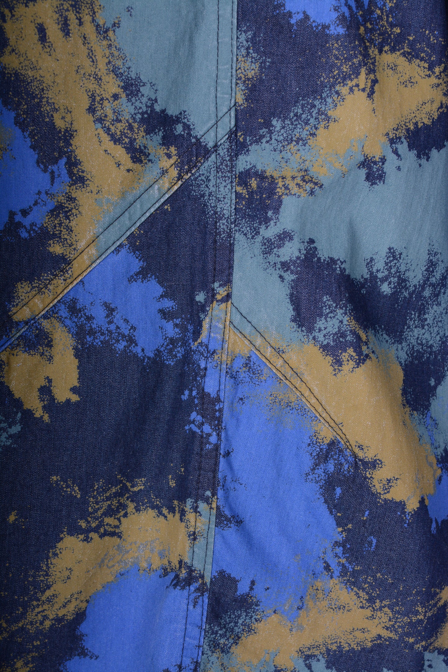 Bella Blue Barrel Denim Blue Jeans Lagenlook L/XL -  B249