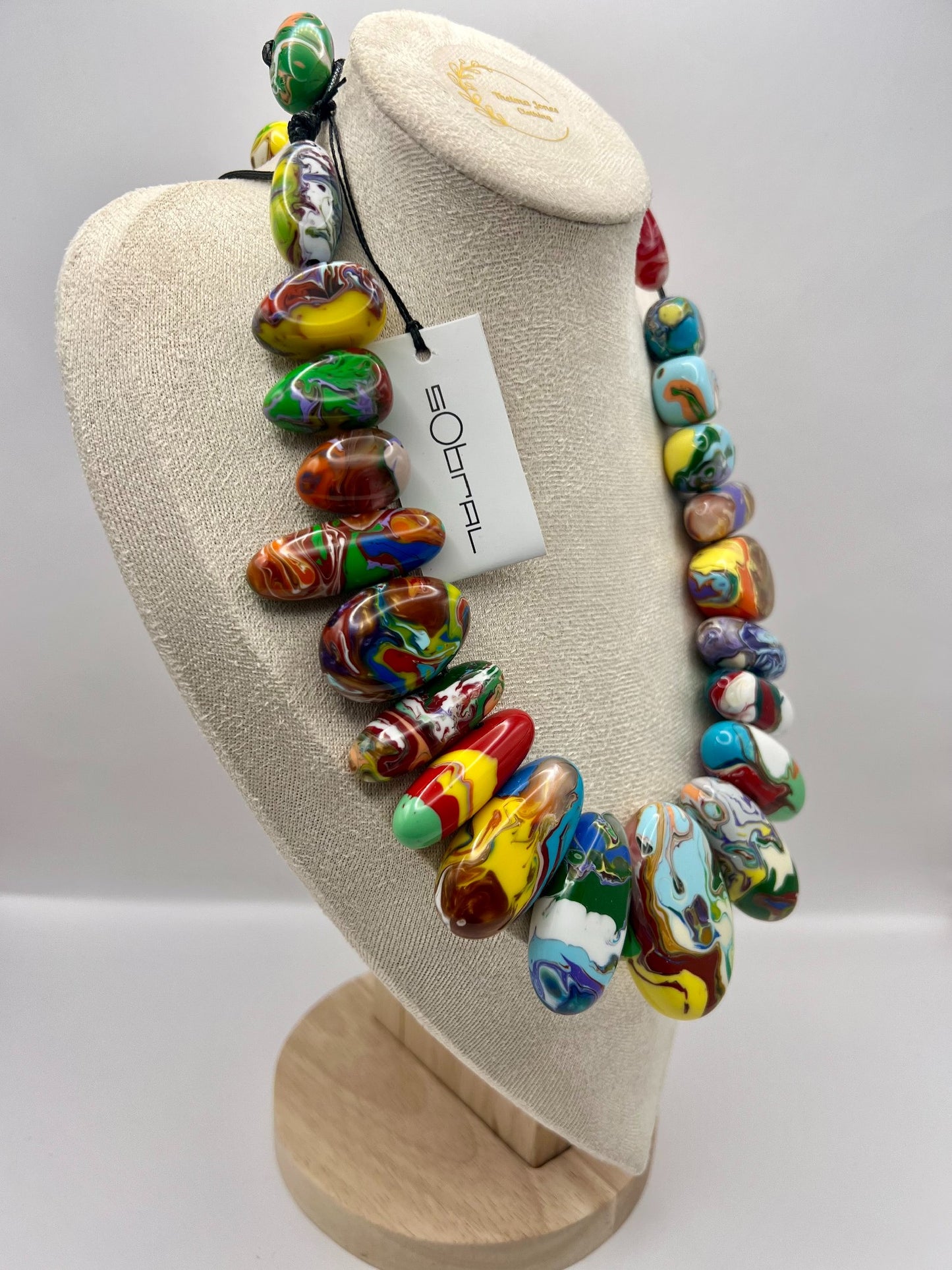 Sobral - "Monica Pollock" Resin Necklace - SB30