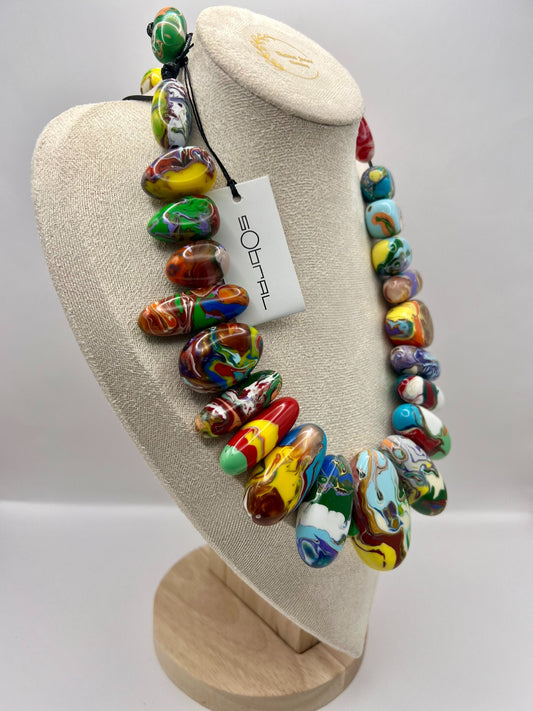 Sobral - "Monica Pollock" Resin Necklace - SB30