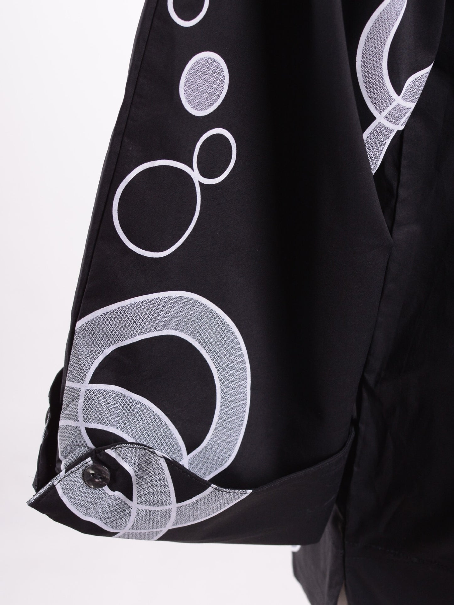 Bella Blue Black/White Lagenlook Tunic S/M - B271