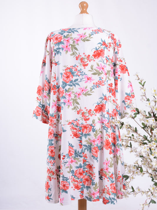 AKH Germany Floral Dress/Jacket L/XL - B291