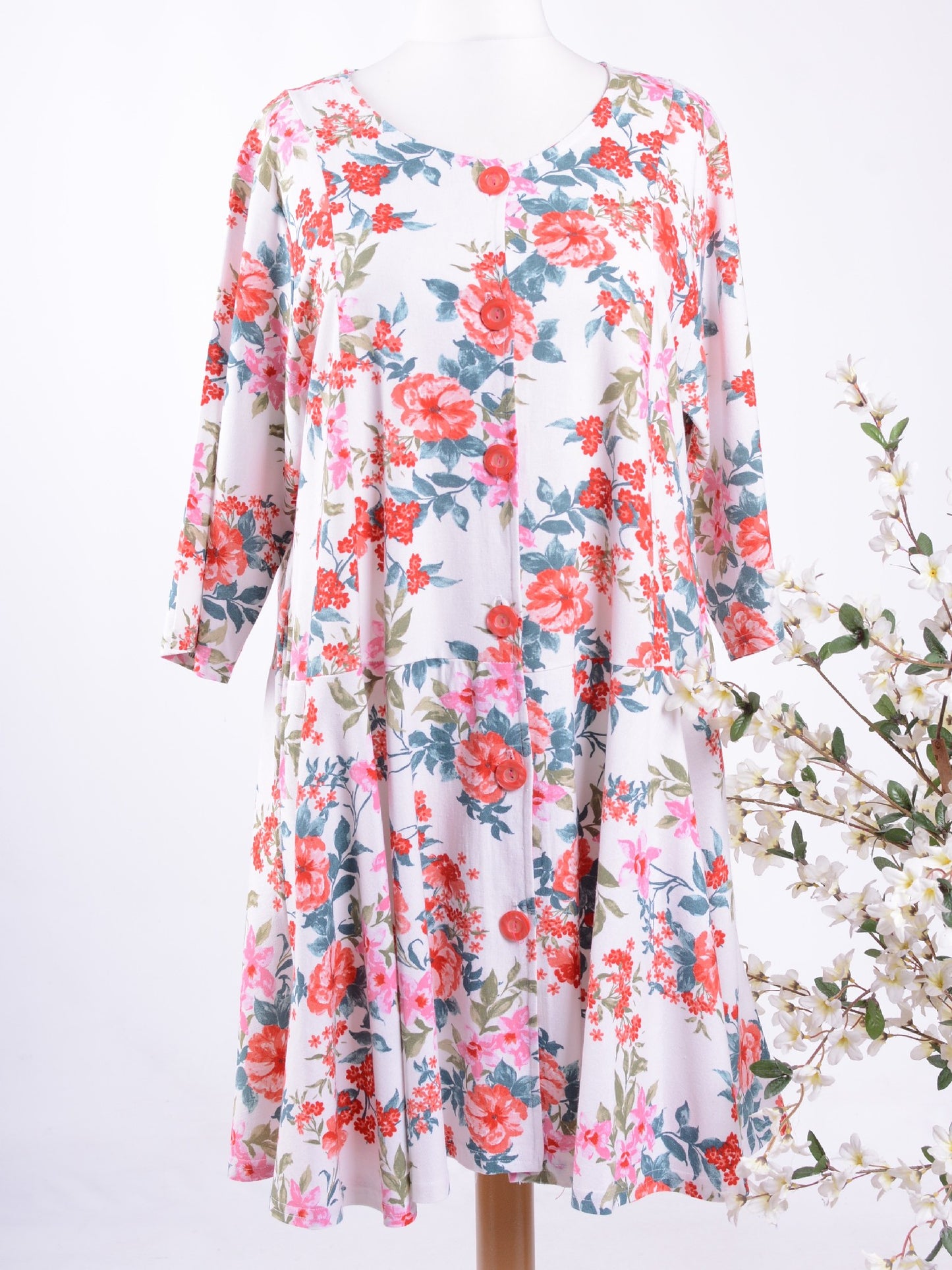 AKH Germany Floral Dress/Jacket L/XL - B291