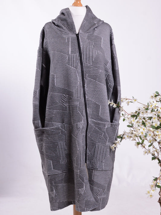 AKH Germany Grey Zip up Jacket/Coat - B402