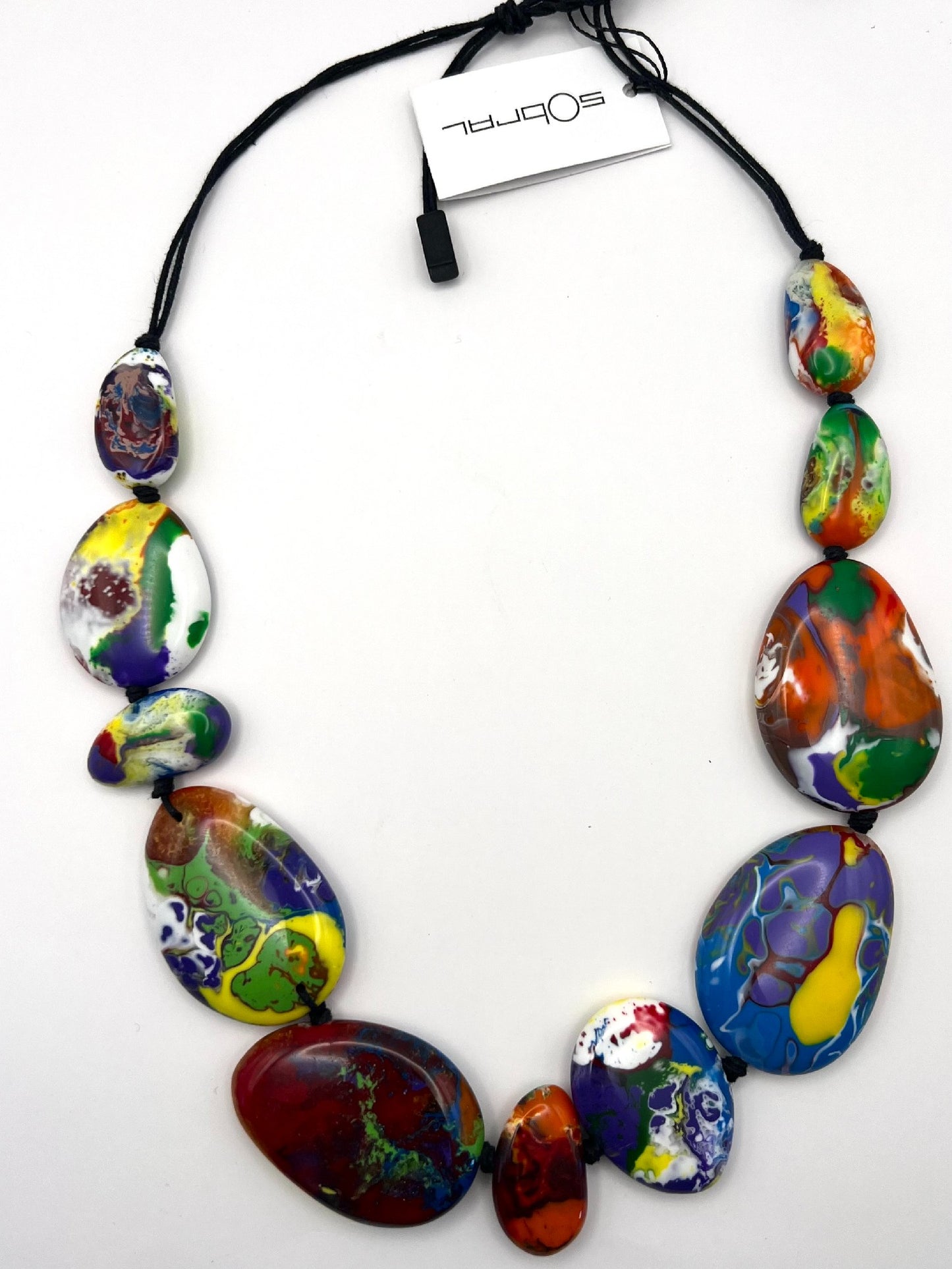 Sobral - "Lisi Pollock" Resin Necklace - SB12