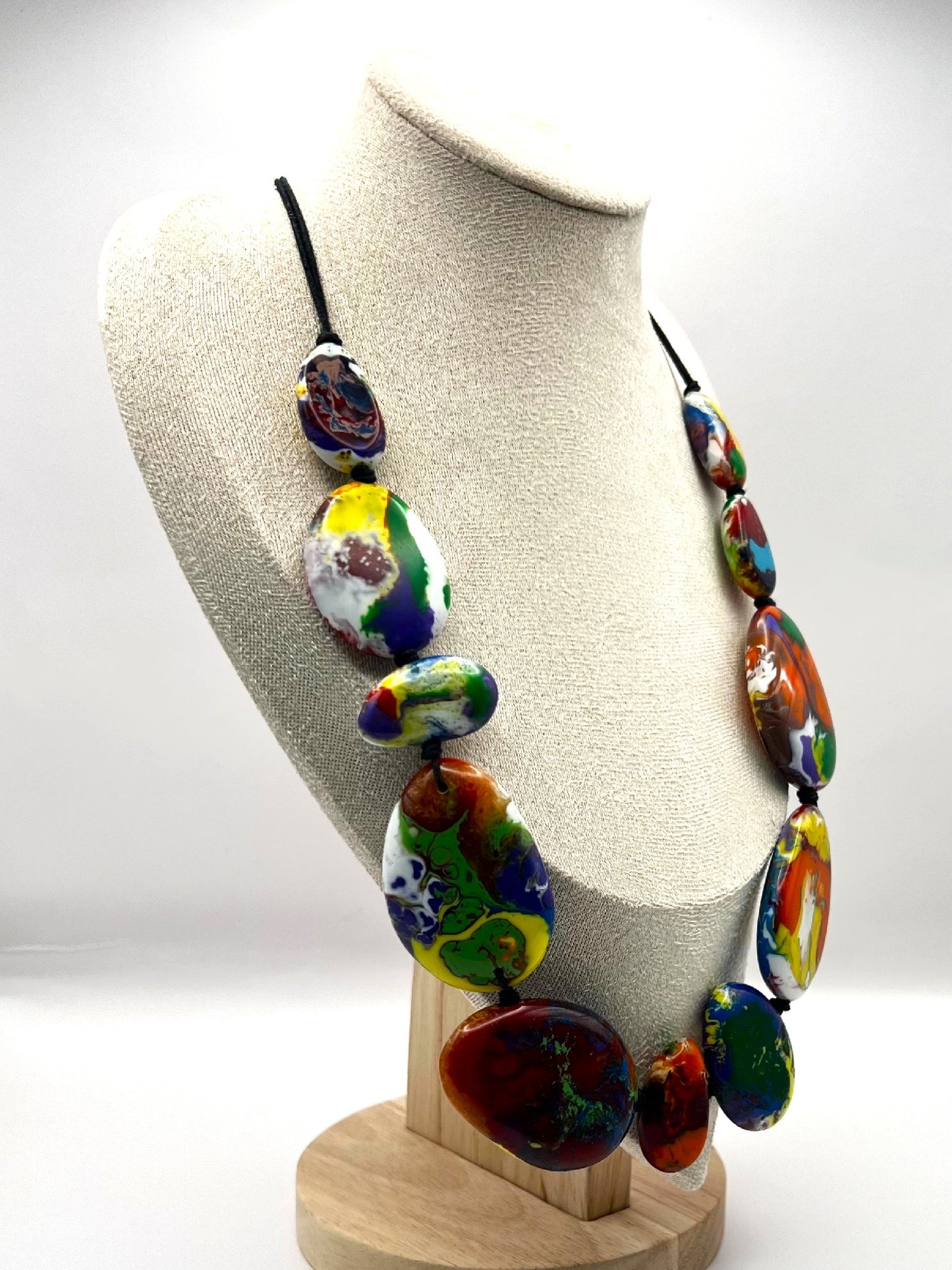 Sobral - "Lisi Pollock" Resin Necklace - SB12