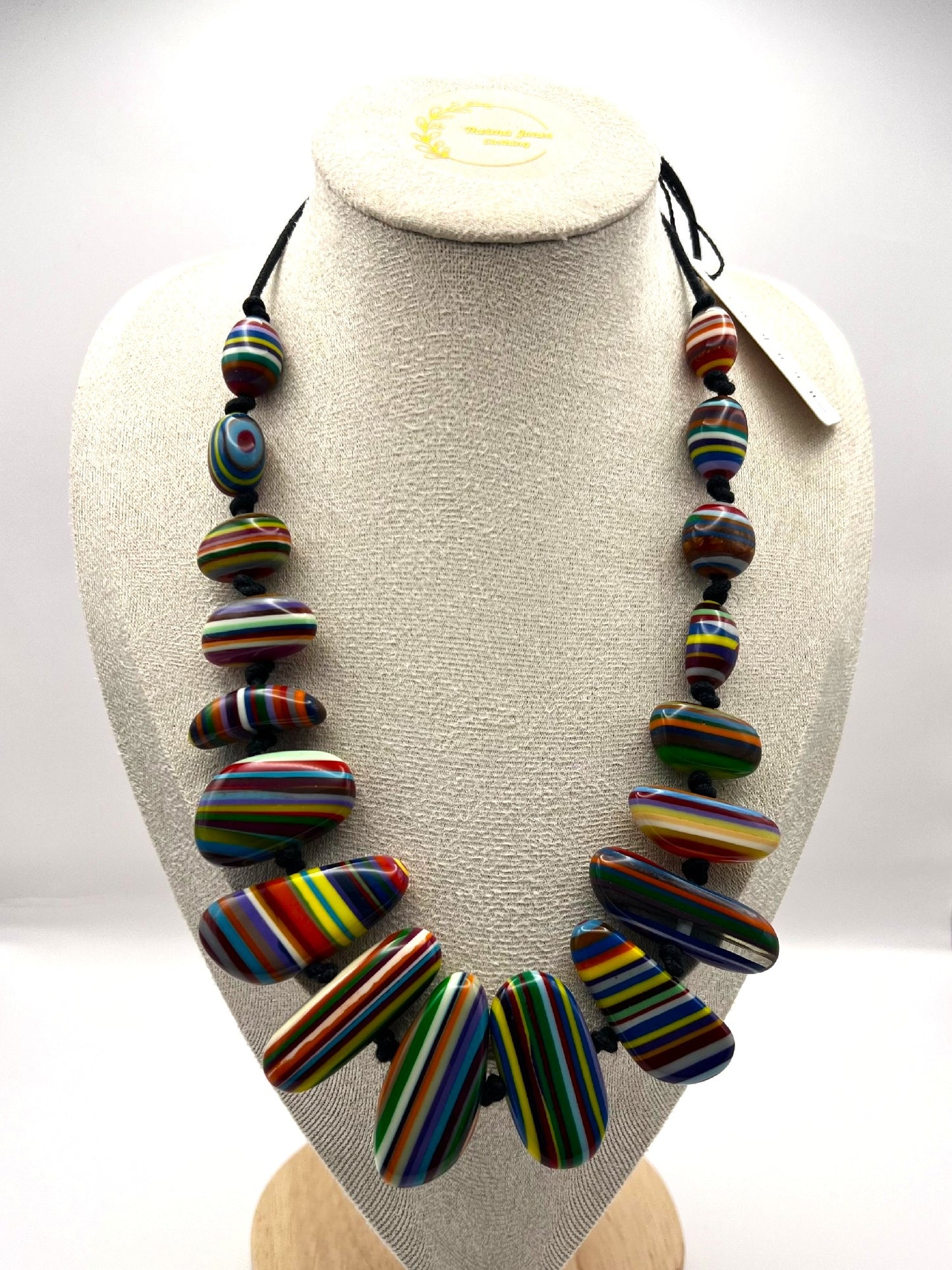 Sobral - Pop Art "Newanderthal" Resin Necklace - SB10