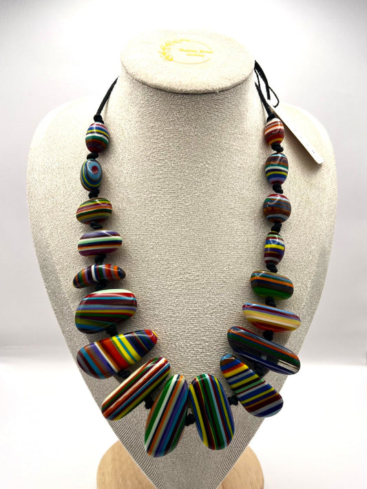 Sobral - Pop Art "Newanderthal" Resin Necklace - SB10