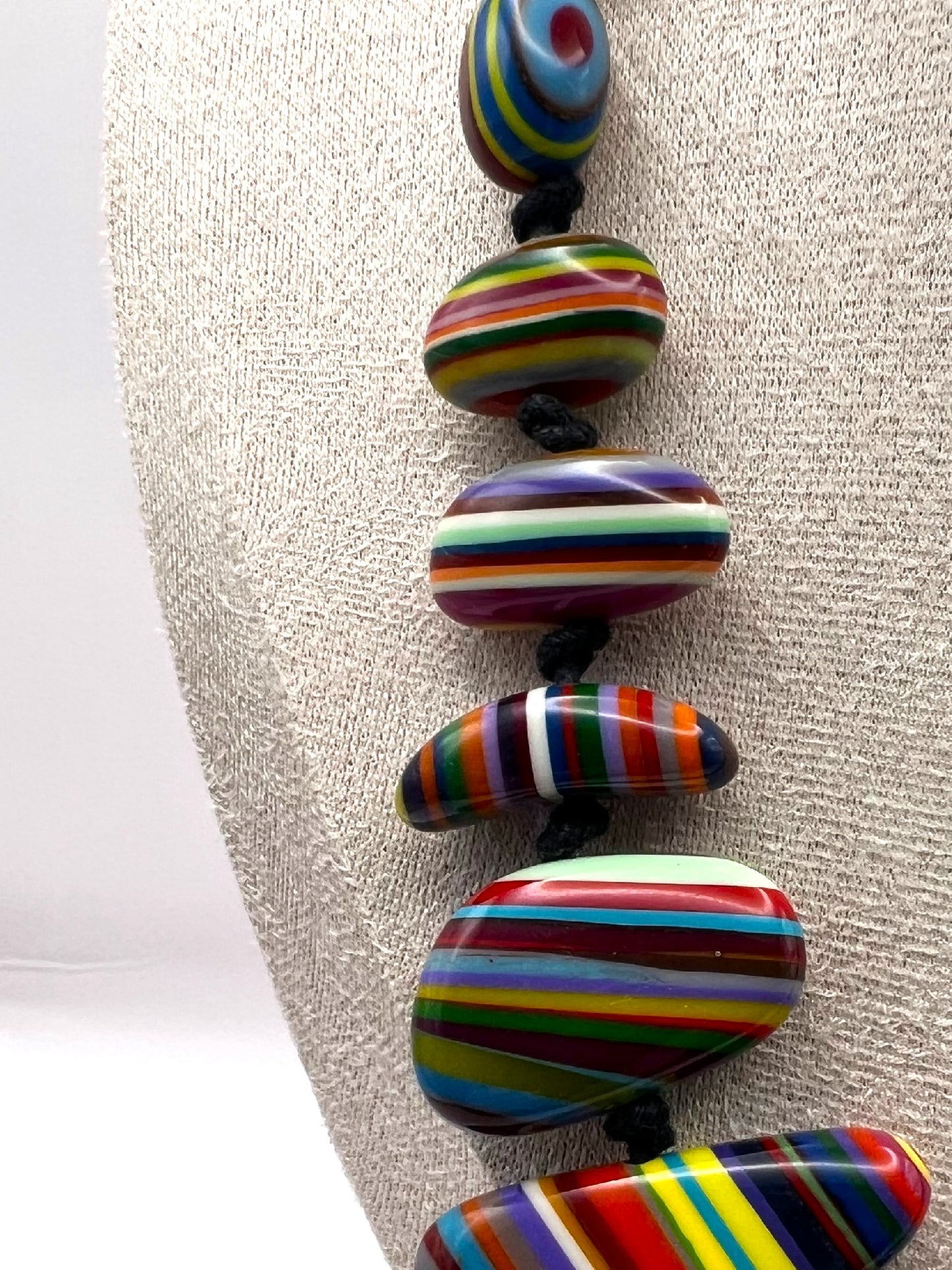 Sobral - Pop Art "Newanderthal" Resin Necklace - SB10