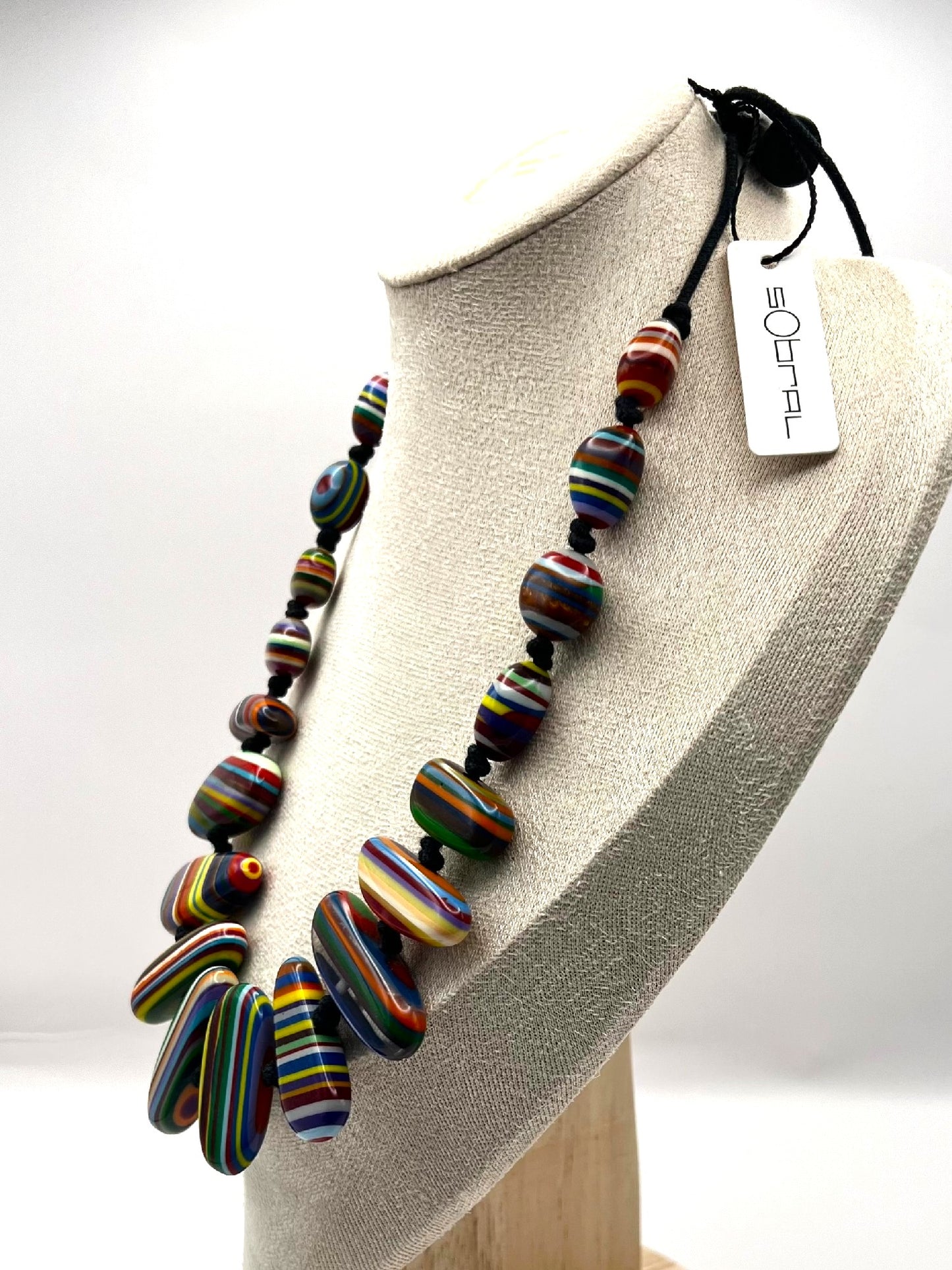 Sobral - Pop Art "Newanderthal" Resin Necklace - SB10