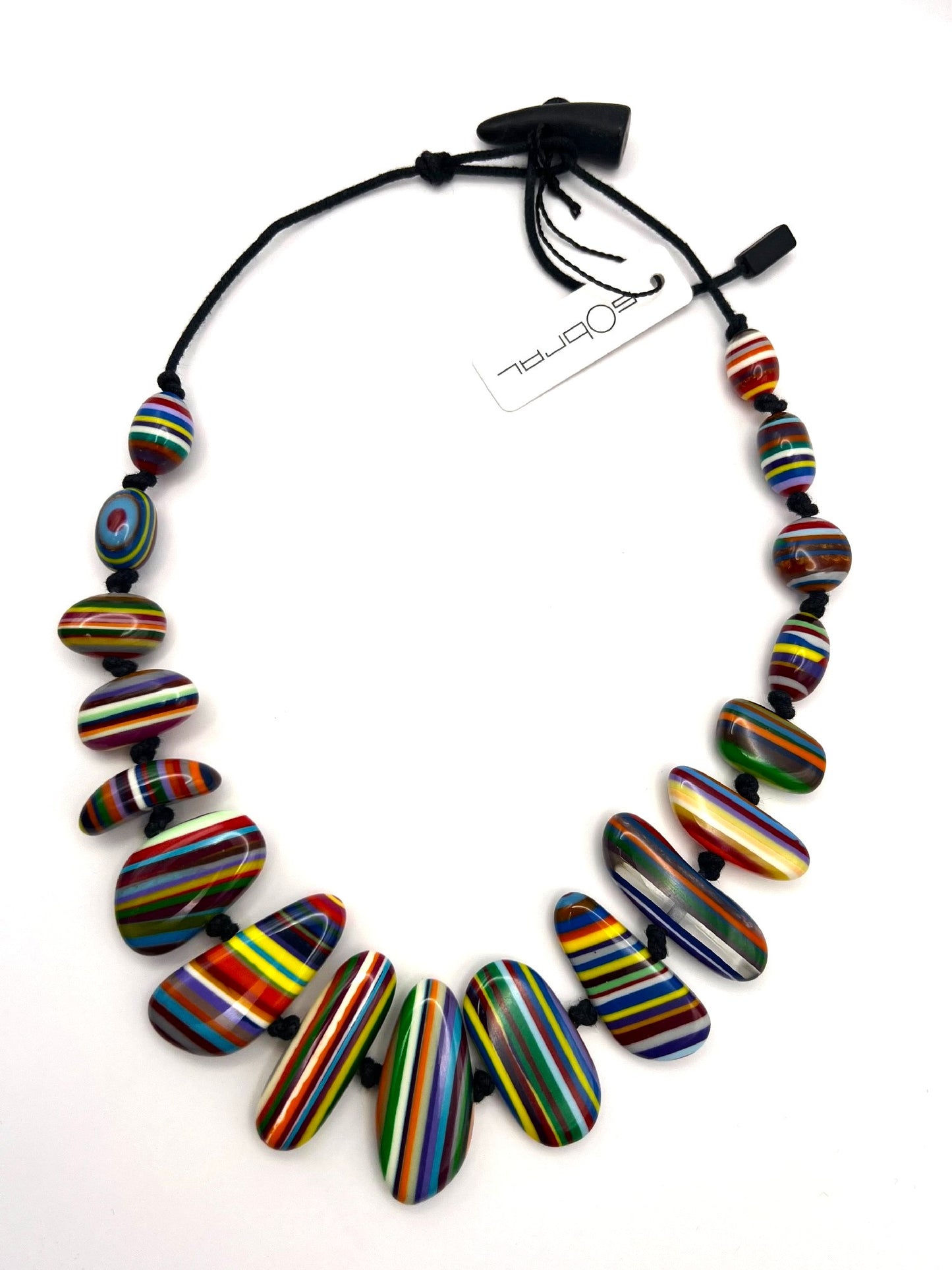 Sobral - Pop Art "Newanderthal" Resin Necklace - SB10