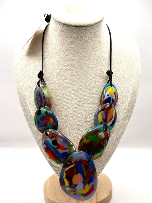 Sobral - "Nuage Singular" Resin Necklace - SB11