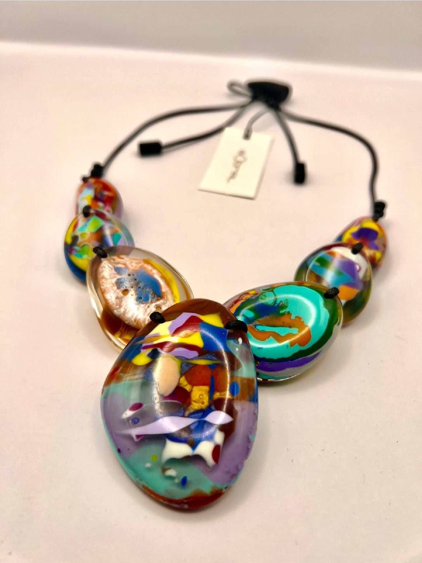 Sobral - "Nuage Singular" Resin Necklace - SB11