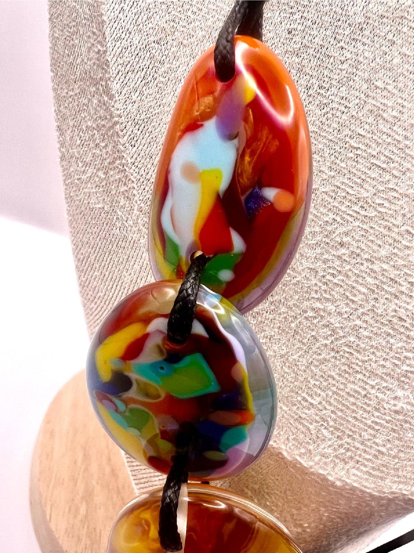 Sobral - "Nuage Singular" Resin Necklace - SB11