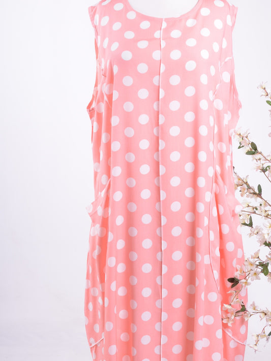 AKH Coral Spot dress - B297