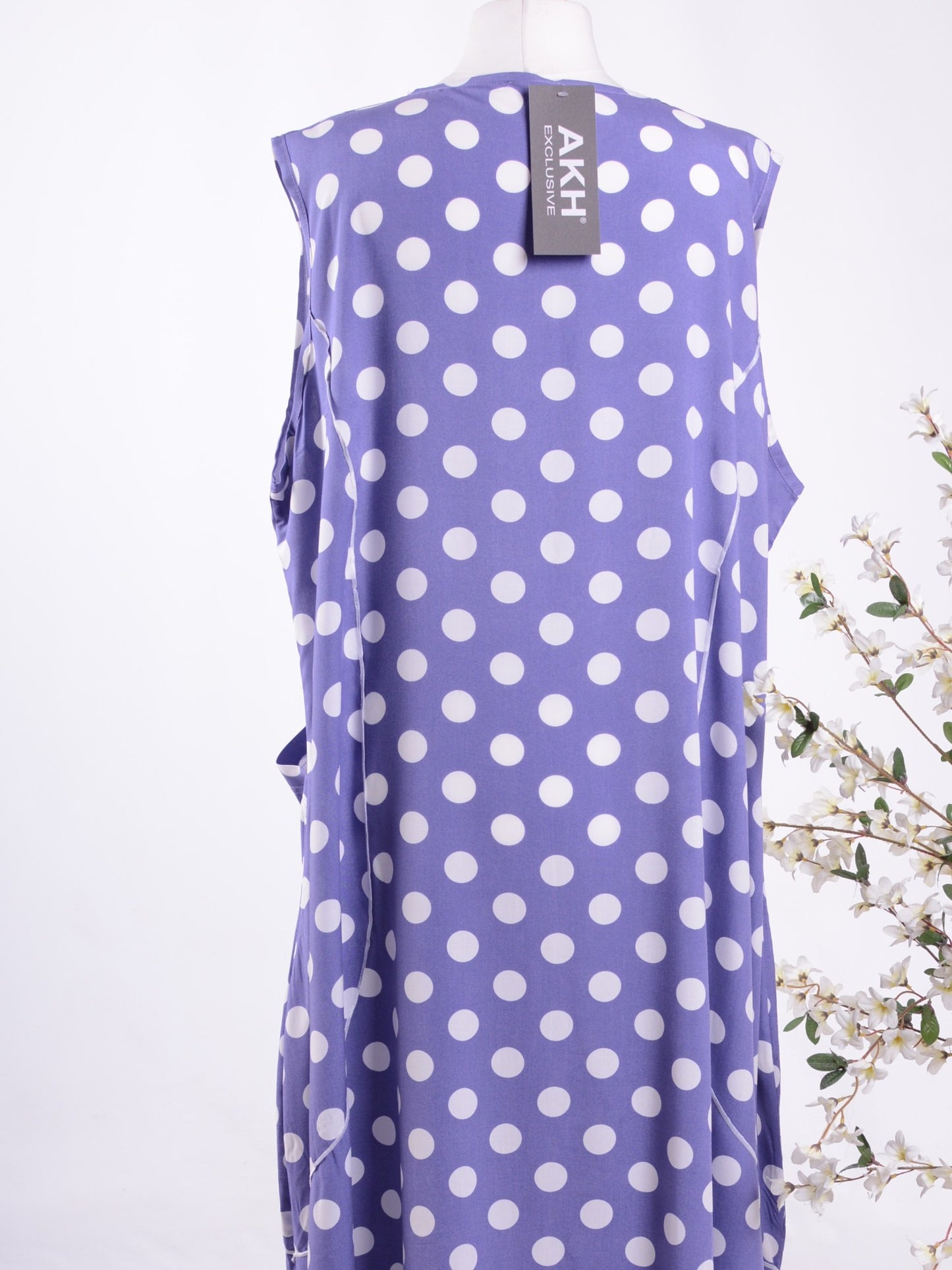AKH Purple Spot dress - B296